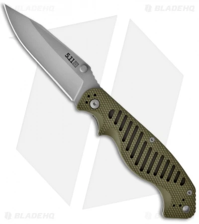 5.11 Tactical 5.11 CS2 Knife Spearpoint Counter Strike Folding Knife (3.75" Bead Blast Plain)