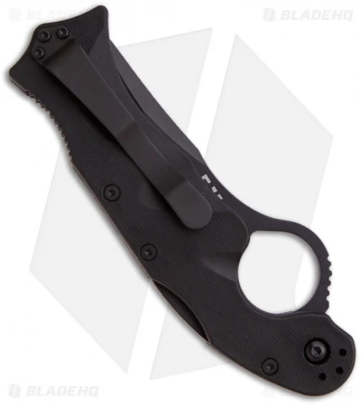 5.11 Tactical Double Duty Karambit Lockback Knife (3.7" Black Serr) 51072 - Image 3