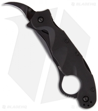 5.11 Tactical Double Duty Karambit Lockback Knife (3.7" Black Serr) 51072 - Image 2