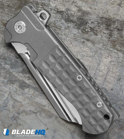 Andre De Villiers Classic Butcher Flipper Knife BB Knurled (4" Satin) AdV - Image 2