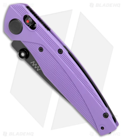 Acta Non Verba Knives A100 A-lock Purple FRN (3.5" Black DLC MagnaCut) - Image 2