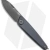 Acta Non Verba Knives Z050 Slip Joint Knife Black Aluminum (2.6" Black)