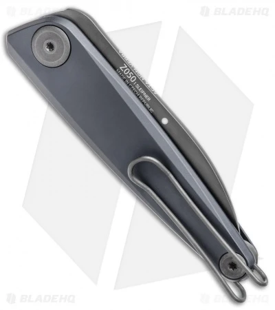 Acta Non Verba Knives Z050 Slip Joint Knife Black Aluminum (2.6" Black) - Image 3