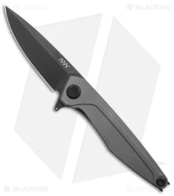 Acta Non Verba Z300 Liner Lock Knife Titanium (3.5" Black DLC)