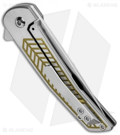 Alliance Designs Hammond Scout Titanium Flipper Knife Gold (2.25" Satin) - Image 3