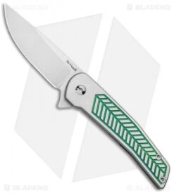 Alliance Designs Hammond Scout Titanium Flipper Knife Green (2.25" Satin)