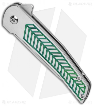 Alliance Designs Hammond Scout Titanium Flipper Knife Green (2.25" Satin) - Image 2