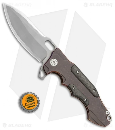 Andre De Villiers Hummer Flipper Purple Titanium/Carbon Fiber (4.25" BB Hamon) - Image 4