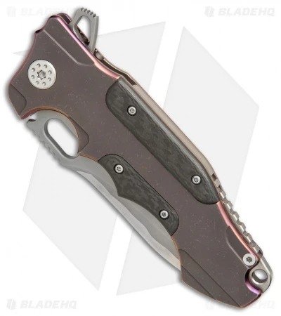 Andre De Villiers Hummer Flipper Purple Titanium/Carbon Fiber (4.25" BB Hamon) - Image 2