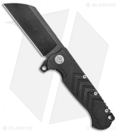 Andre De Villiers Mid-Tech Tac Butcher UTL Frame Lock Knife Black (4" BSW)