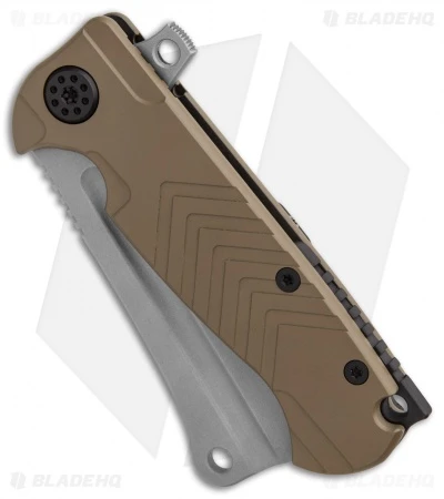 Andre De Villiers Mini Cleaver Knife Arrow FDE Titanium (3.25" Hamon) AdV - Image 3