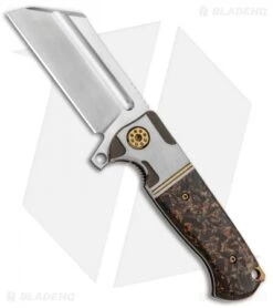 Andre De Villiers Mini War Hulk Frame Lock Knife Copper Shred (3.25" Satin) AdV