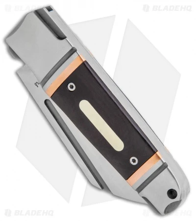 Andre De Villiers Pocket Butcher Slip Joint Ebony/Copper (2.9" Satin) AdV - Image 2