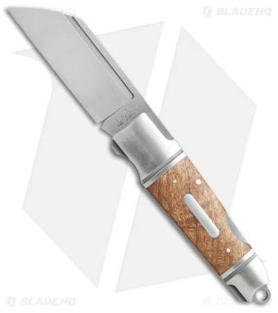 Andre De Villiers Pocket Butcher Lockback Knife Burl (3.1" Satin) AdV