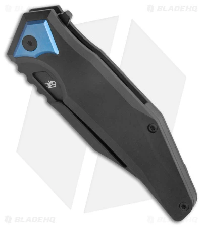 Arcane Design The ABYSS Frame Lock Knife Black Titanium (3.5" Black M390) - Image 2