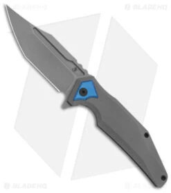 Arcane Design The ABYSS Frame Lock Knife Gray Titanium (3.5" SW M390)
