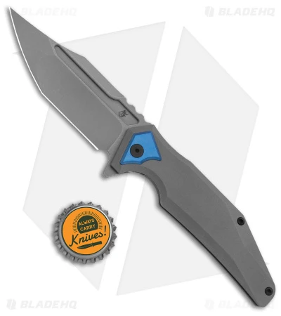 Arcane Design The ABYSS Frame Lock Knife Gray Titanium (3.5" SW M390) - Image 4