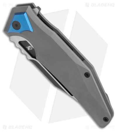 Arcane Design The ABYSS Frame Lock Knife Gray Titanium (3.5" Two-Tone M390) - Image 2