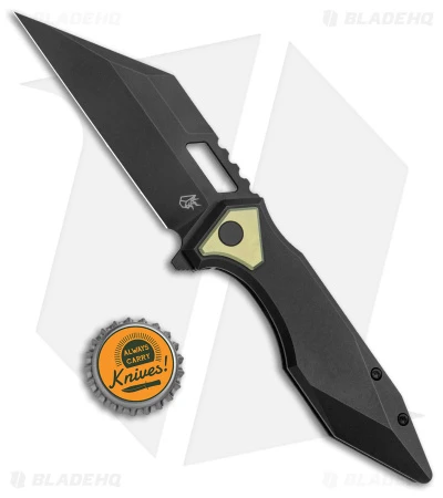 Arcane Design The CRAWLER Frame Lock Knife Black Titanium (3.6" Black M390) - Image 4