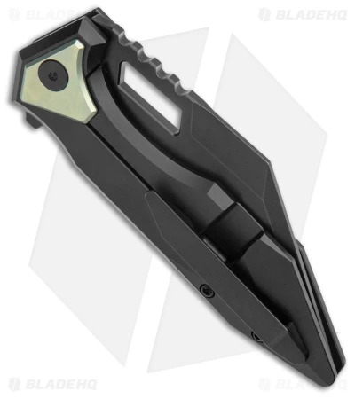 Arcane Design The CRAWLER Frame Lock Knife Black Titanium (3.6" Black M390) - Image 3