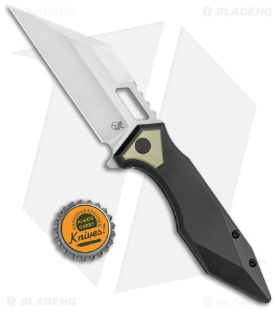 Arcane Design The CRAWLER Frame Lock Knife Black Titanium (3.6" Satin M390) - Image 4