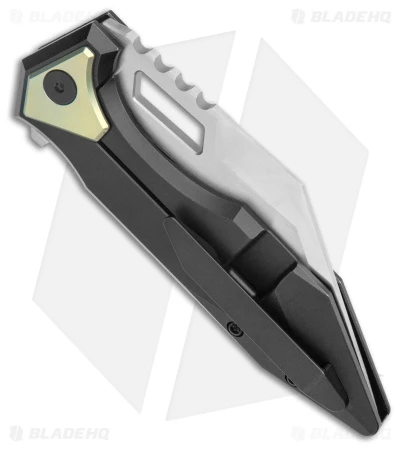 Arcane Design The CRAWLER Frame Lock Knife Black Titanium (3.6" Satin M390) - Image 3