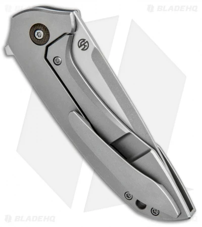 Arcform Catalyst Flipper Knife Ti/Micarta (3.5" Stonewash) TuffKnives - Image 3