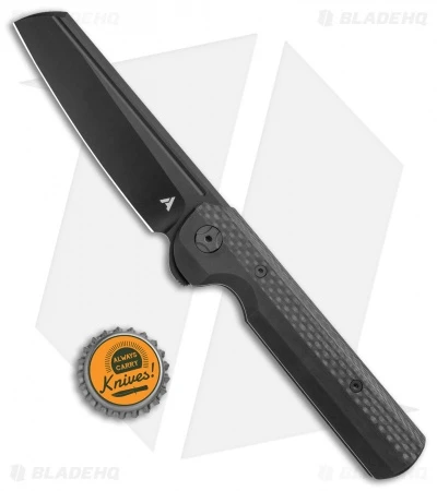 Arcform Darcform Slimfoot Frame Lock Knife Black Ti/CF (3.5" Black) TuffKnives - Image 4