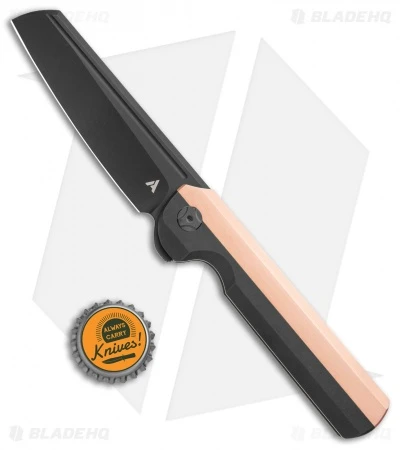 Arcform Darcform Slimfoot Knife Black Ti/Copper (3.5" Black) TuffKnives - Image 4