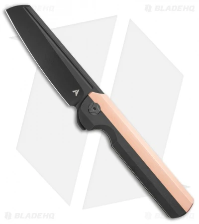 Arcform Darcform Slimfoot Knife Black Ti/Copper (3.5" Black) TuffKnives