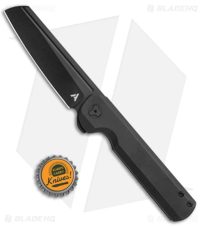 Arcform Darcform Slimfoot Frame Lock Knife DLC Titanium (3.3" Black) TuffKnives - Image 4