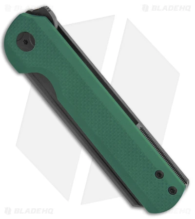 Arcform Darcform Slimfoot Frame Lock Knife Green G-10 (3.5" Black) TuffKnives - Image 2