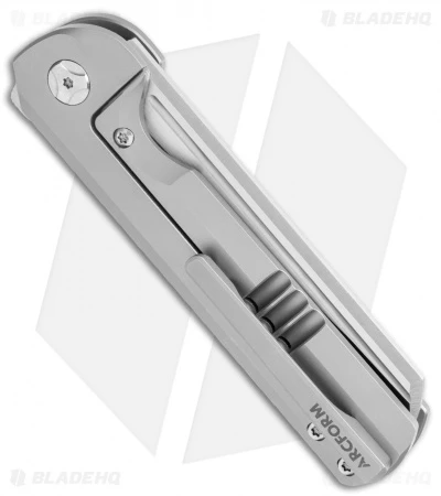 Arcform Slimfoot Frame Lock Knife Ti/Copper (3.5" Stonewash) TuffKnives - Image 3