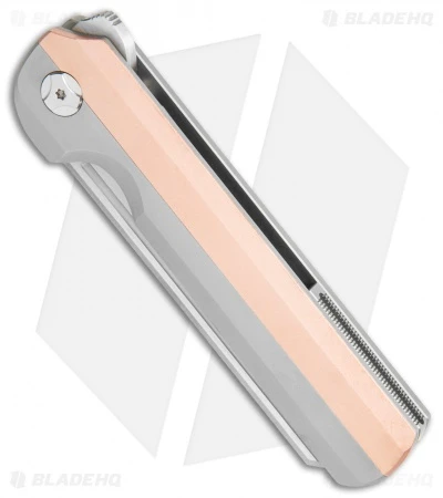 Arcform Slimfoot Frame Lock Knife Ti/Copper (3.5" Stonewash) TuffKnives - Image 2