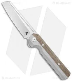 Arcform Slimfoot Frame Lock Knife Ti/Micarta (3.5" Stonewash) TuffKnives