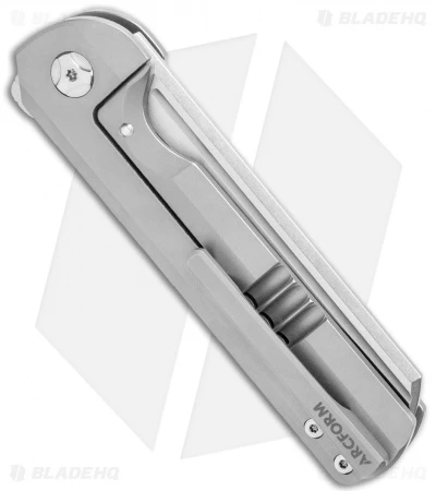 Arcform Slimfoot Frame Lock Knife Ti/Micarta (3.5" Stonewash) TuffKnives - Image 3