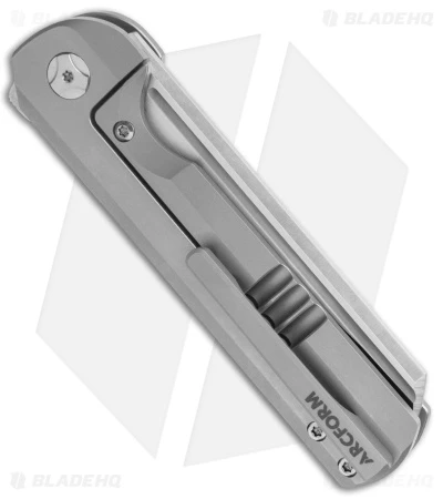 Arcform Slimfoot Frame Lock Knife Ti/Mokuti (3.3" Stonewash) TuffKnives - Image 3