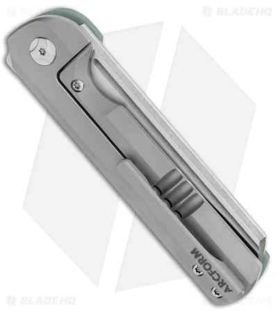 Arcform Slimfoot Frame Lock Knife Gray G-10 (3.5" Stonewash) TuffKnives - Image 3