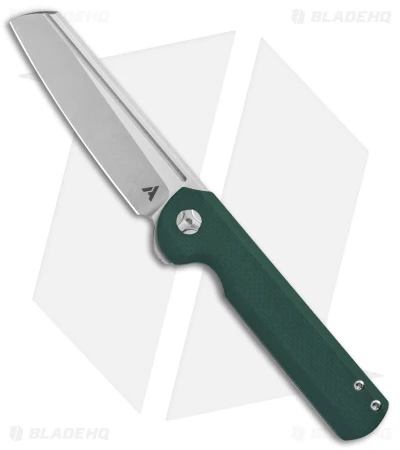Arcform Slimfoot Frame Lock Knife Green G-10 (3.5" Stonewash) TuffKnives