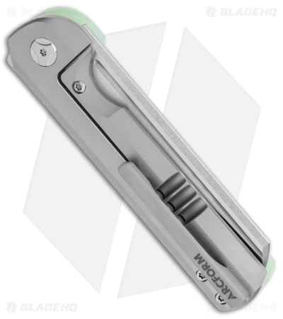Arcform Slimfoot Frame Lock Knife Jade G-10 (3.5" SW) - Image 3