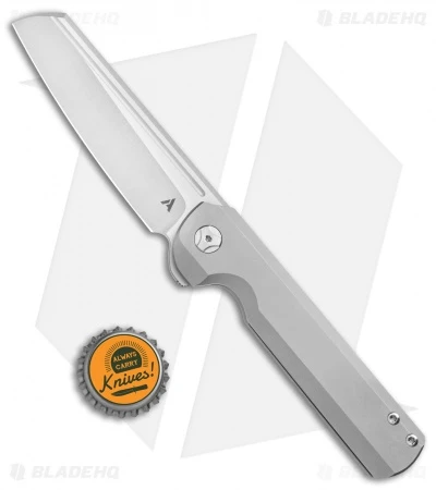 Arcform Slimfoot Frame Lock Knife Titanium (3.5" Stonewash) TuffKnives - Image 4