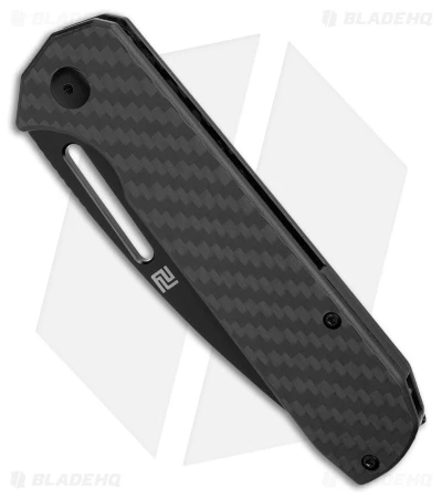 Artisan Cutlery Arion Liner Lock Knife Carbon Fiber (3.75" Black AR-RPM9) - Image 2