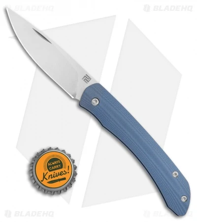 Artisan Cutlery Biome Slip Joint Knife Blue G-10 (2.8" Stonewash) 1840P-BU - Image 4