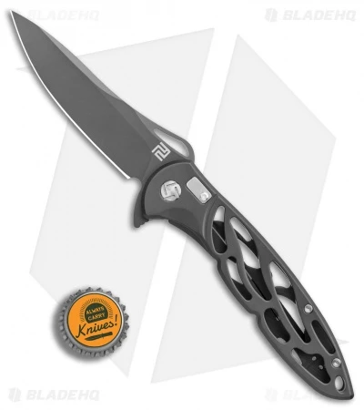 Artisan Cutlery Hoverwing Frame Lock Knife Gray (3.75" Gray) - Image 4