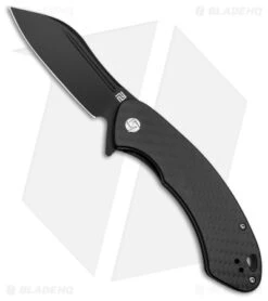 Artisan Cutlery Eterno Liner Lock Knife Carbon Fiber (3.5" Black D2)