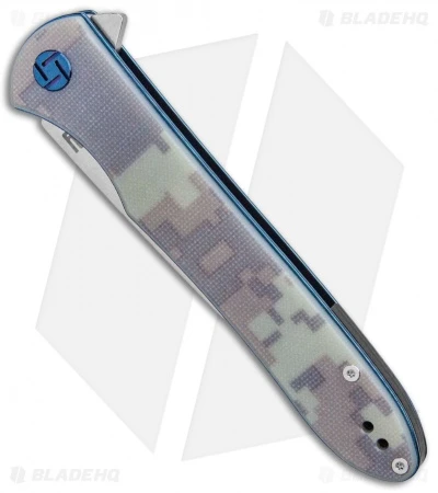 Artisan Cutlery Shark Liner Lock Knife Digital Camo G-10 (4" Stonewash) 1707P-CG - Image 2