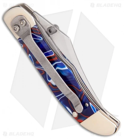 Case Kickstart Mid-Folding Hunter Assist Knife Patriotic Kirinite (101265AC SS) - Image 2