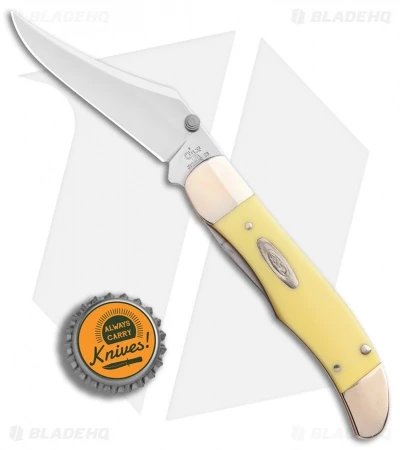 Case Kickstart Mid-Folding Hunter Assisted Knife Yellow (31265AC SS) - Image 4