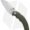 Bastinelli Big Dragotac Titanium Framelock Knife Green G-10 (4.5" Stonewash)