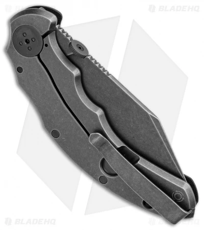 Bastinelli Dragotac Compact Titanium Frame Lock Knife Black G-10 (3.6" Black SW) - Image 2